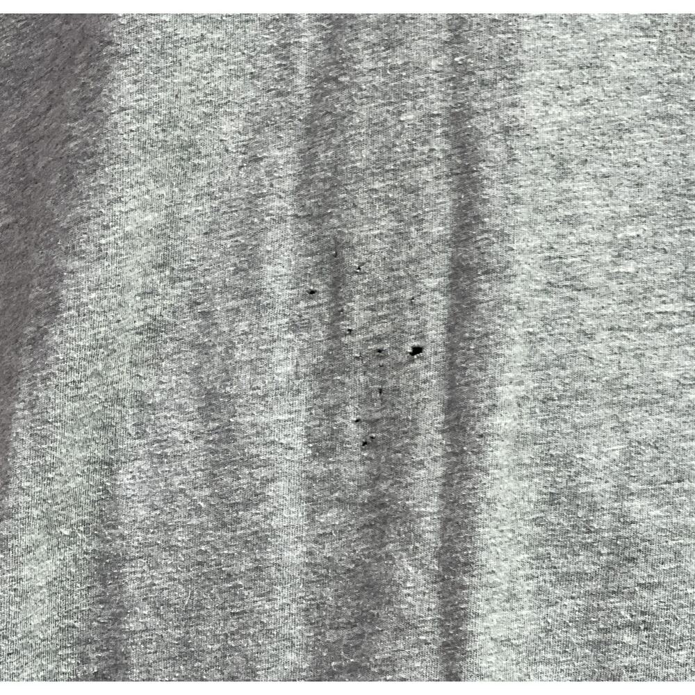 Next Level Apparel Gray Graphic T Shirt Bird Symbol Heather Gray Short Sleeve - Picture 6 of 12